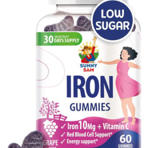 Gomas De Ferro Sunny Sam Para Crianças E Adultos - Vitaminas