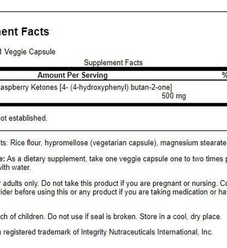 Swanson Razberi-k 500 Mg 60 Cápsulas Vegetais - Imagem 2