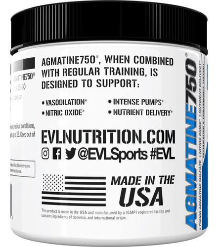 Suplemento De Agmatina Evlution Para Desempenho Muscular - Imagem 5