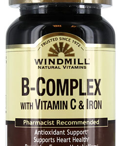 Comprimidos De Complexo B Windmill Com Vitamina C E Ferro -