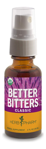 Bitters Digestivos Herb Pharm Better Bitters Classic 30 Ml