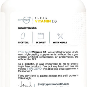 Vitamina D3 Tipo Zero 2000 Ui - 240 Cápsulas Gelatinosas Sem