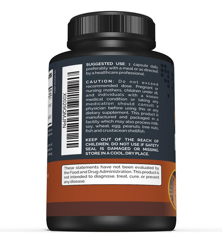 Suplemento Sunergetic Premium Metil Folato 400mcg - 60 Cápsu - Imagem 3