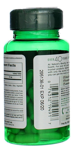 Nature"s Bounty Melatonina 10mg 60 Cápsulas (2 Pacotes) - Imagem 8