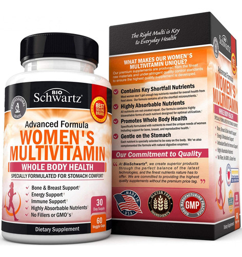 Multivitamínico Bioschwartz Para Mulheres Com Vitamina D3 60 - Imagem 6