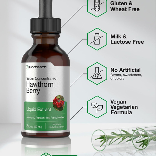 Horbäach, Extrato De Baga De Espinheiro Horbäach - 2 Fl Oz - Imagem 2
