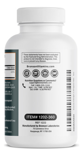 Suplemento Bronson Zinc 50 Mg De Alta Potência 360 Comprimid - Imagem 15
