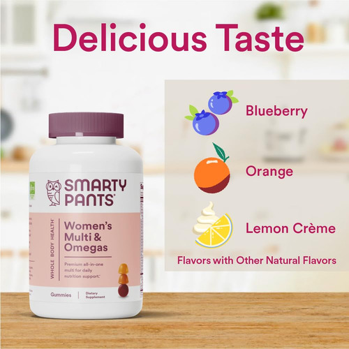 Fórmula Feminina Gummy Vitamins Smartypants Com Ômega 3 120 - Imagem 6