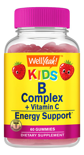 Suplemento Wellyeah B Complex Gummies Kids 60 Unidades