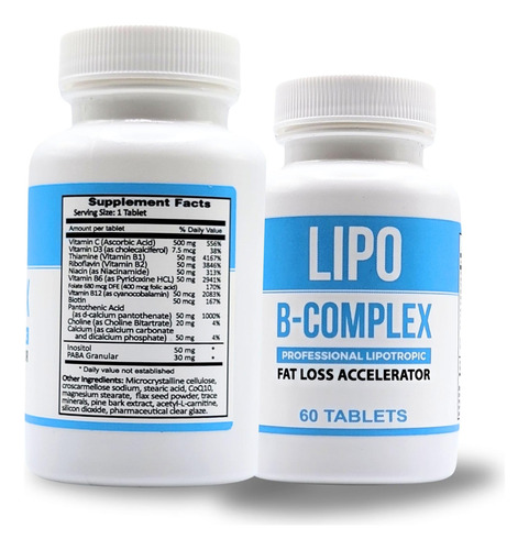 Legere Pharmaceuticals Lipo B-complex Lipo Bc 60 Comprimidos - Imagem 11