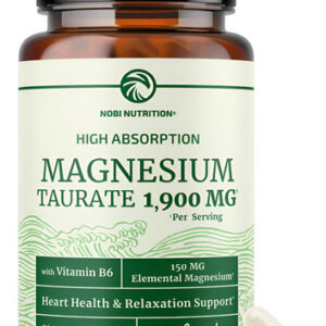Suplemento Nobi Nutrition Taurato De Magnésio 1900 Mg 60 Ct