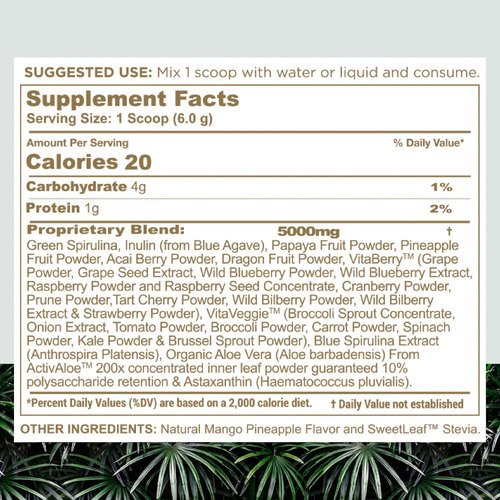 Suplemento Nbpure Earthy Andy Superfood Paradise 30 Porções - Imagem 4