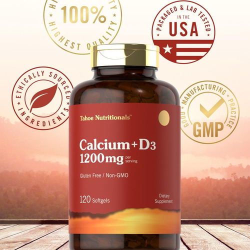 Carlyle Cálcio 1200 Mg Com Vitamina D3 - 120 Cápsulas - Imagem 4