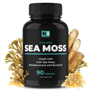 Suplemento Nobi Nutrition Organic Irish Sea Moss Em Cápsulas