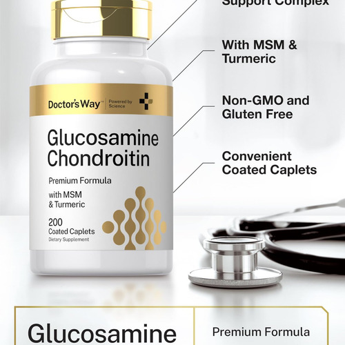 Suplemento De Glucosamina, Condroitina E Cúrcuma Da Doctor"s - Imagem 4