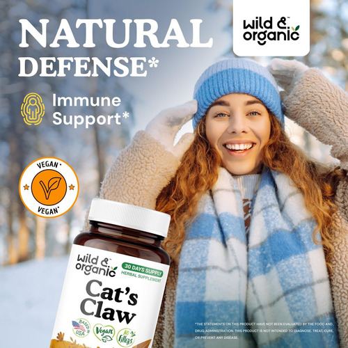 Suplemento De Ervas Wild & Organic Devil"s Claw 1000 Mg - Imagem 4