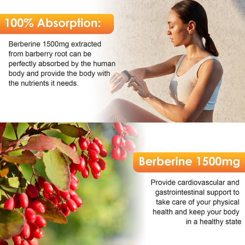 (pacote Com 2) Suplemento De Berberina Liquid Drops 120ml Bu - Imagem 4