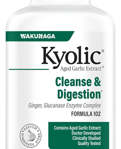 Extrato De Alho Envelhecido Kyolic Kyolic 102, Gengibre E