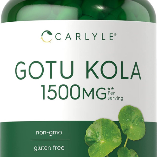 Cápsulas De Gotu Kola Carlyle 1500mg | 180 Unidades - Imagem 2