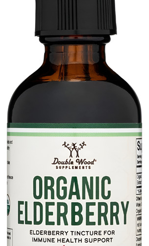 Chá De Sabugueiro Orgânico Double Wood Supplements 60 Doses