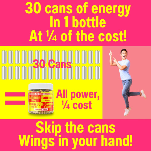 Shizam Taurina 1000 Mg Cafeína 150 Mg Gomas Energéticas Com - Imagem 10