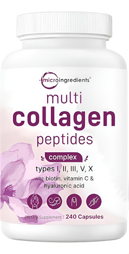 Várias Pílulas De Colágeno Para Mulheres E Homens, 240 Cápsu