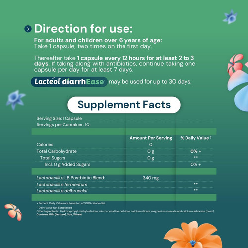 Lactéol Diarrhease: Pós-biótico Para Diarreia - Imagem 7