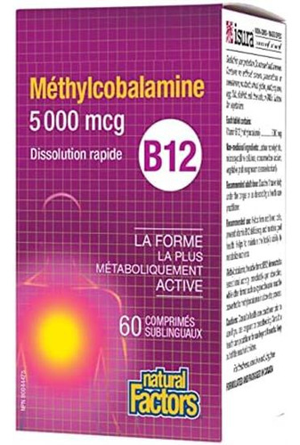 Fatores Naturais, Vitamina B12 Metilcobalamina 5000 Mcg, Su - Imagem 11