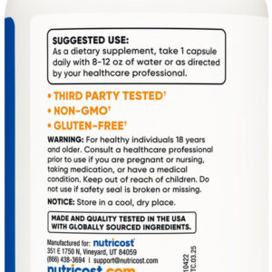 Suplemento Vegano De Semente De Funcho Nutricost 240