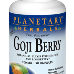 Suplemento Planetary Herbals Goji Berry 700 Mg 90 Cápsulas