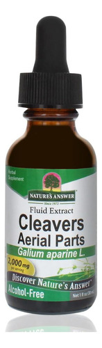 Nature's Answer Herb Cleavers Sem Álcool Da Nature's - Imagem 3