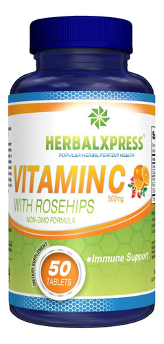 Herbalxpress Llc Herbalxpress Vitamina C 500mg E Rosa
