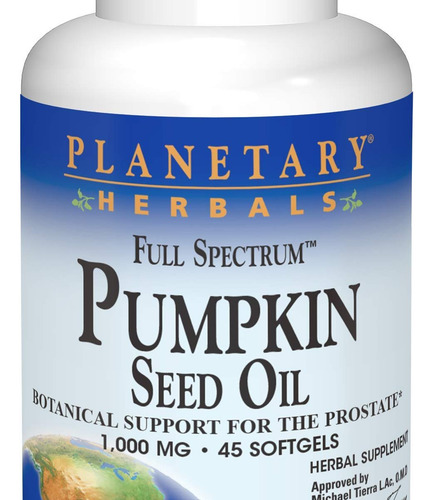 Óleo De Semente De Abóbora Planetary Herbals 45 Cápsulas - Imagem 3