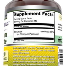Picolinato De Cromo Amazing Nutrition 1000 Mcg | 240