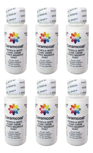 Pa Special Assortments Delta Ceramcoat 2oz Magnolia White