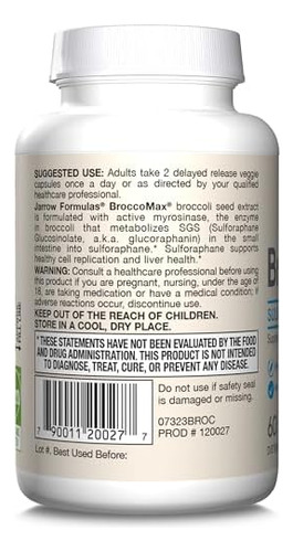 Jarrow Formulas Broccomax 35 Mg, Suplemento Dietético, Supor - Imagem 9