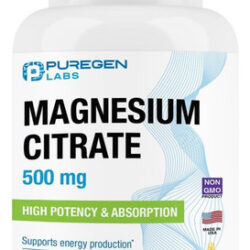 Citrato De Magnésio 500 Mg | Magnésio Elemental De Alta Potê