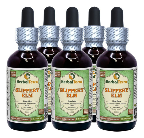 Herbal Terra Llc Glicerita Orgânica De Olmo Escorregadio 60 - Imagem 2