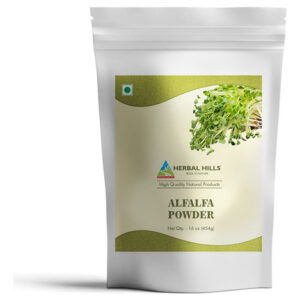 Pó De Alfafa Herbal Hills Da Herbal Hills | 454 G (16 Oz)