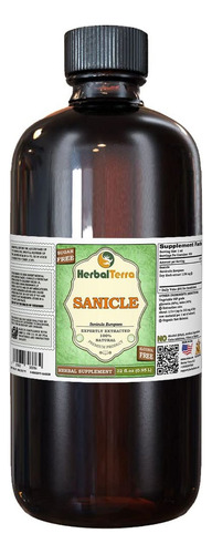 Herbal Terra Llc Sanicle Glicerina, Extrato Líquido 32