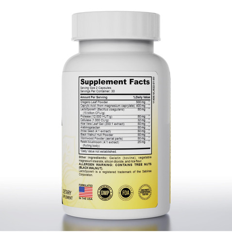 Pure Peak Candida Cleanse - Apoio Ao Intestino E Do Cólon (6 - Imagem 2