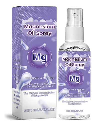 Spray De Magnésio, Spray De Óleo De Magnésio, Sem Minerais N
