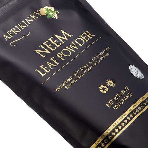 Afrikinky Pó De Neem 250g Para Pele E Cabelo - Imagem 8