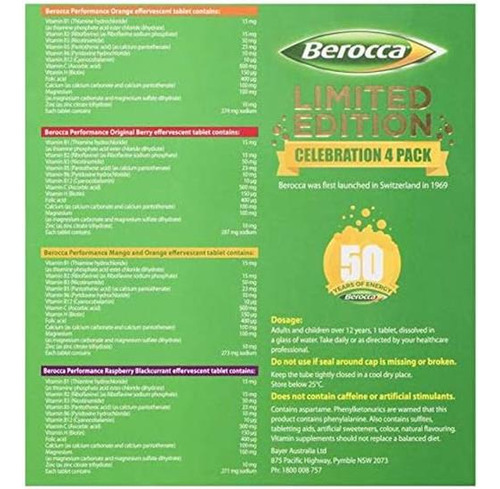 Comprimidos Efervescentes Berocca Performance Pacote De Cele - Imagem 9