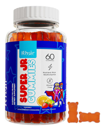 Multivitaminas Khair Halal Kids - Vegetariano, Não Ogm, Sem