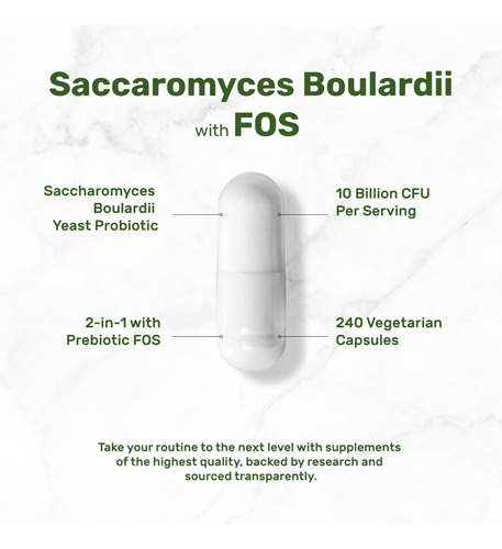 Suplemento De Oferta Suplemento Saccharomyces Boulardii + Fo - Imagem 3