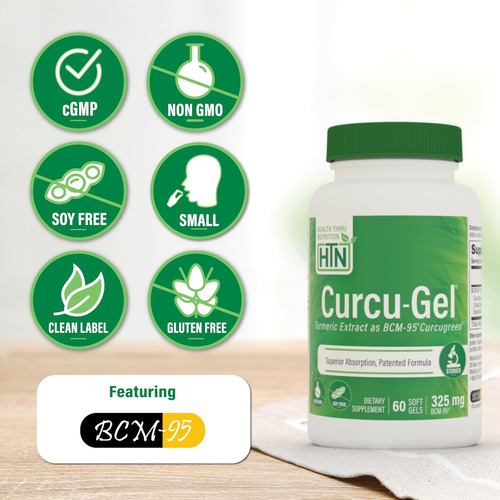 Saúde Através Da Nutrição Curcu-gel Curcumina Curcuma - Imagem 3