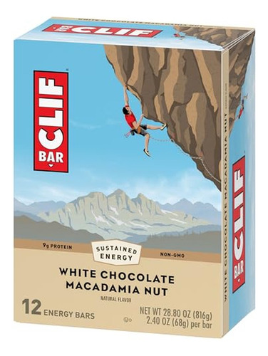 Barra Clif Barra Energética Clif - Chocolate Branco E - Imagem 11
