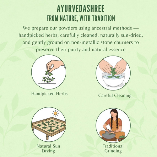 Ayurvedashree Centella Asiatica Em Pó 200g - Vegano E Sem Gl - Imagem 7