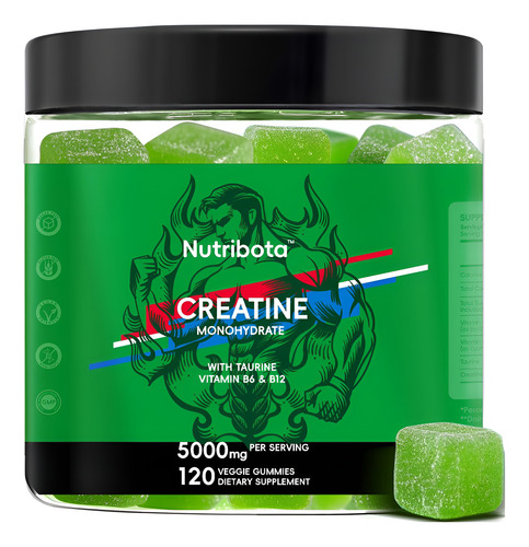 Gummies De Creatina Sem Creatina Sem Açúcar Nutribota 5g E E - Imagem 7